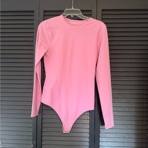 Abercombje Pink Long Sleeve Bodysuit